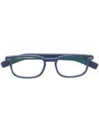 Lunor Square Frame Glasses - Blue