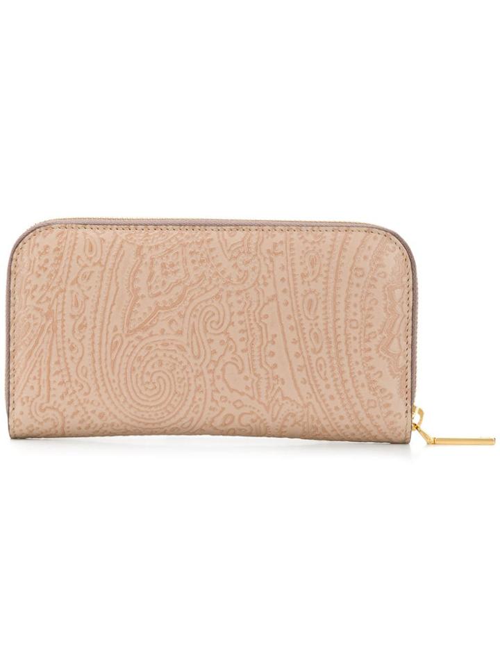Etro Paisley Wallet - Neutrals