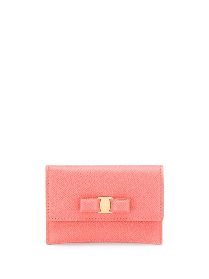 Salvatore Ferragamo Small Vara Bow Wallet - Pink