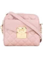 Love Moschino Quilted Crossbody Bag, Women's, Pink/purple, Polyurethane