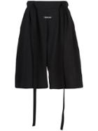 Fear Of God Oversized Track Shorts - Black