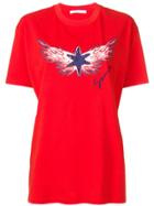 Givenchy Star Flame Printed T-shirt - Red