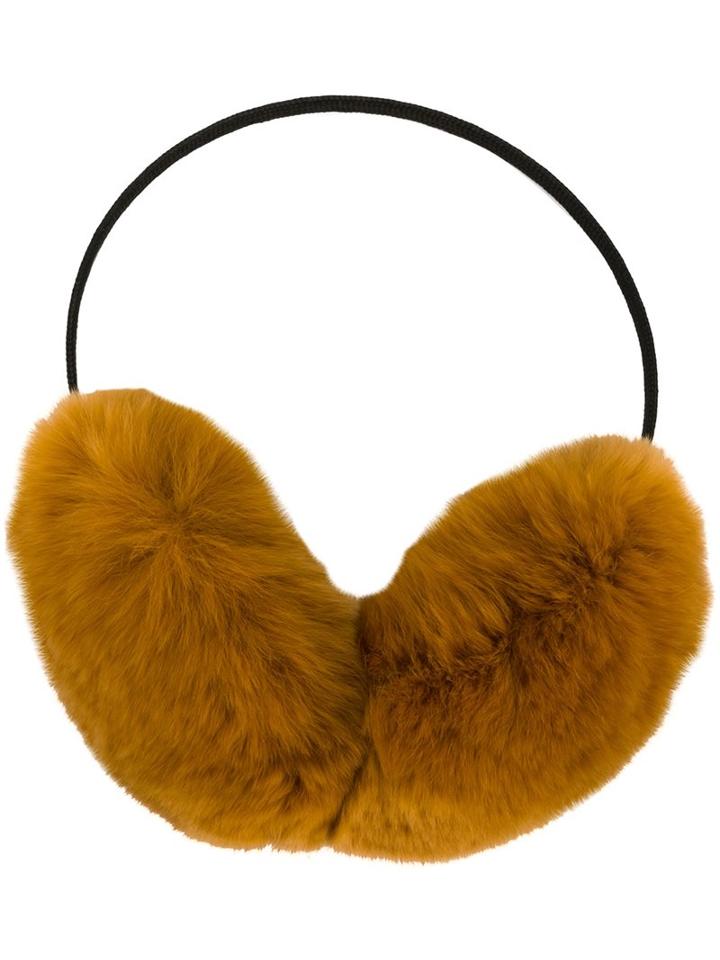 Yves Salomon Fur Earmuffs