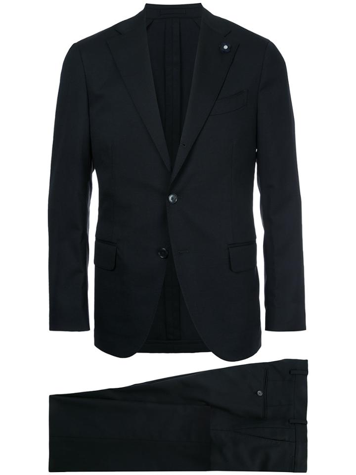 Lardini Two Piece Suit - Black