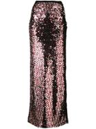 Mcq Alexander Mcqueen Sequin Embellished Skirt - Pink & Purple