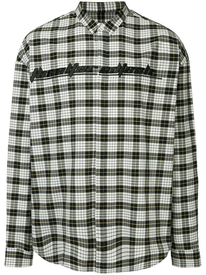 Juun.j Thealte Redtech Check Shirt - Grey