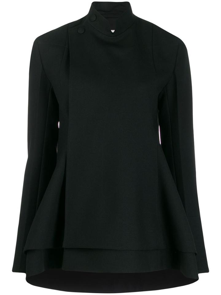 Jil Sander Asymmetric Layered Jacket - Black