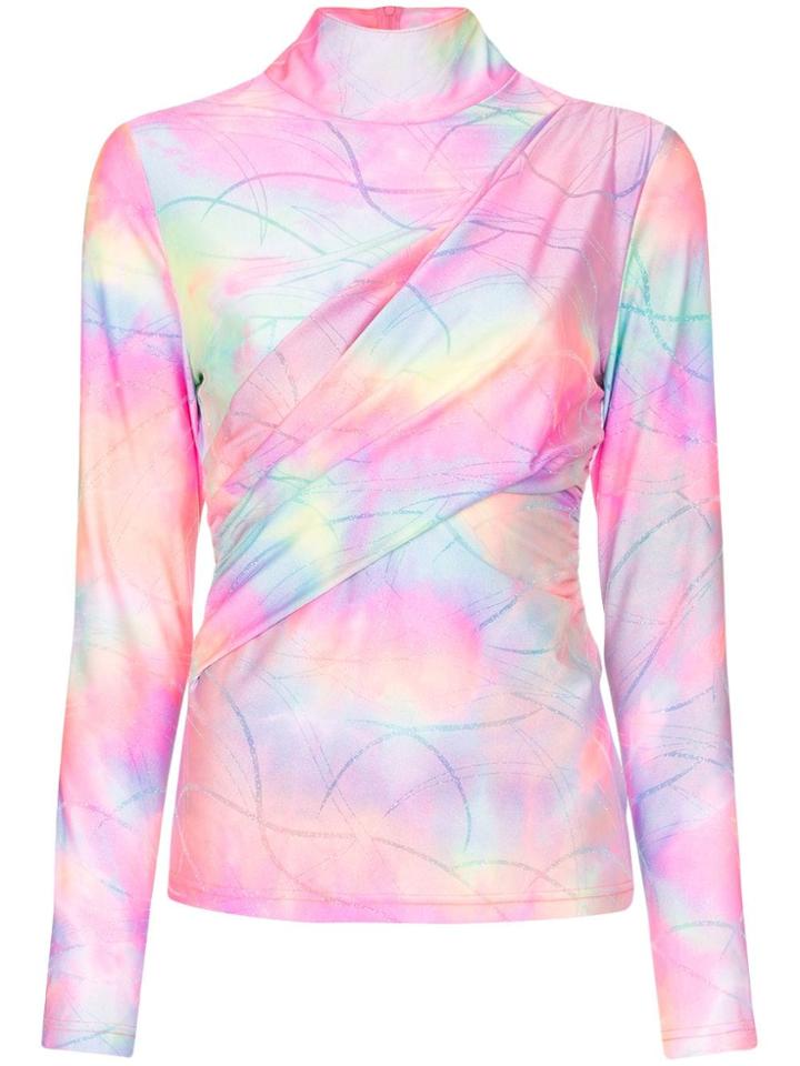 Sies Marjan Peyton Glitter Tie-dye Top - Multicolour