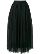 Philosophy Di Lorenzo Serafini Pleated Mid Skirt - Black