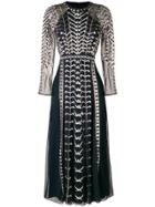 Temperley London Embellished Cutout Evening Dress - Blue