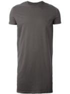 Rick Owens Drkshdw Longline T-shirt, Men's, Size: Medium, Grey, Cotton