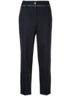 Peter Pilotto Tailored Cropped Trousers - Blue