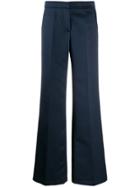 Semicouture Wide-leg Tailored Trousers - Blue