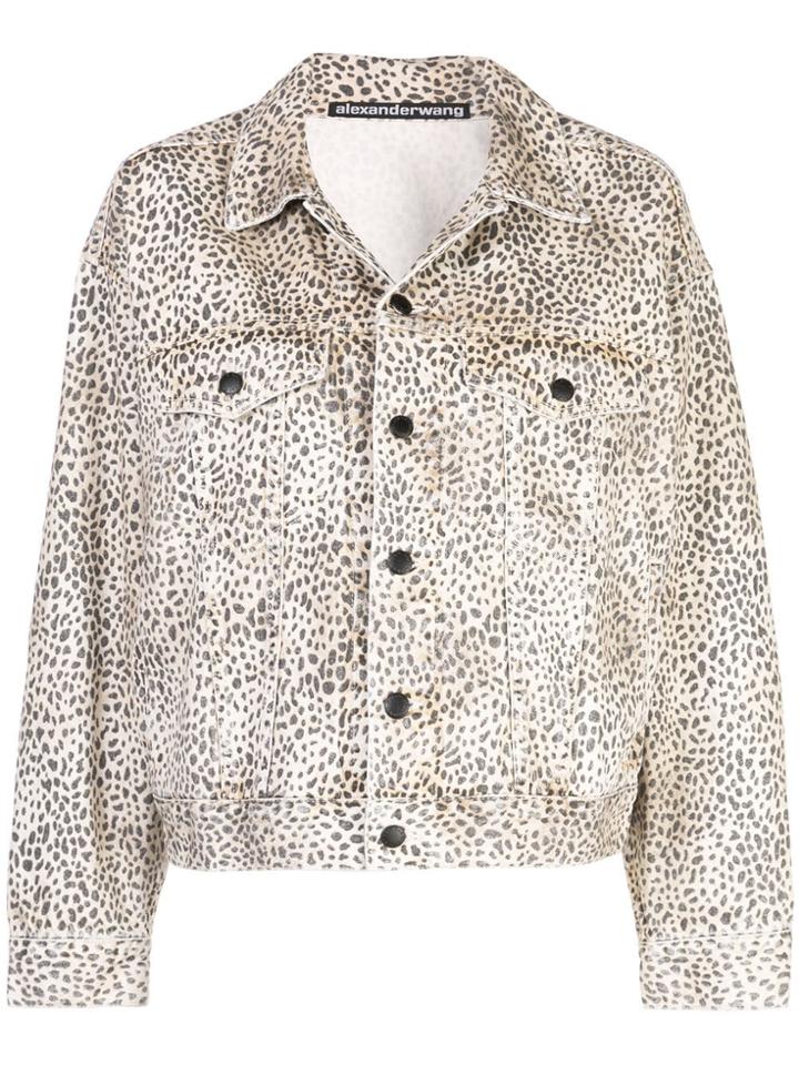 Alexander Wang Denim Jacket - Brown