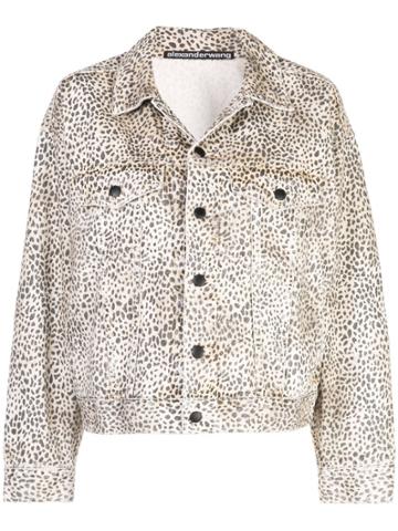 Alexander Wang Denim Jacket - Brown