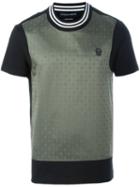Alexander Mcqueen Skull Patch T-shirt, Men's, Size: Medium, Black, Cotton/silk