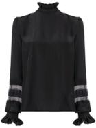 Philosophy Di Lorenzo Serafini Ruched Hem Blouse - Black