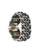 Chanel Vintage Dice Chain Bracelet - Blue
