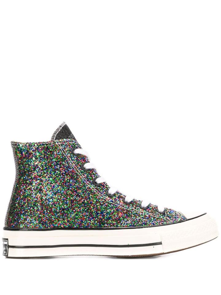 Converse X Jw Anderson Glitter Chuck 70 Sneakers - Black