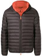 Save The Duck Padded Zipped Jacket - Brown