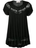 Zimmermann - Winsome Sun Ray Lace Top - Women - Polyester - 0, Women's, Black, Polyester