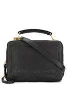 Marc Jacobs Embossed Logo Box Bag - Black