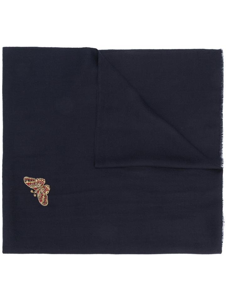 Janavi Butterflies Scarf - Blue
