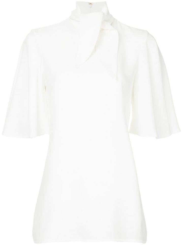 Ellery Salvador Tie-neck Blouse - Neutrals