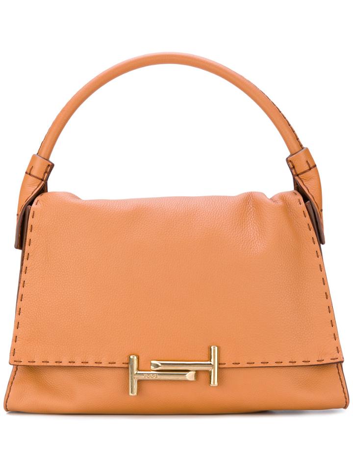 Tod's Double T Small Tote - Brown