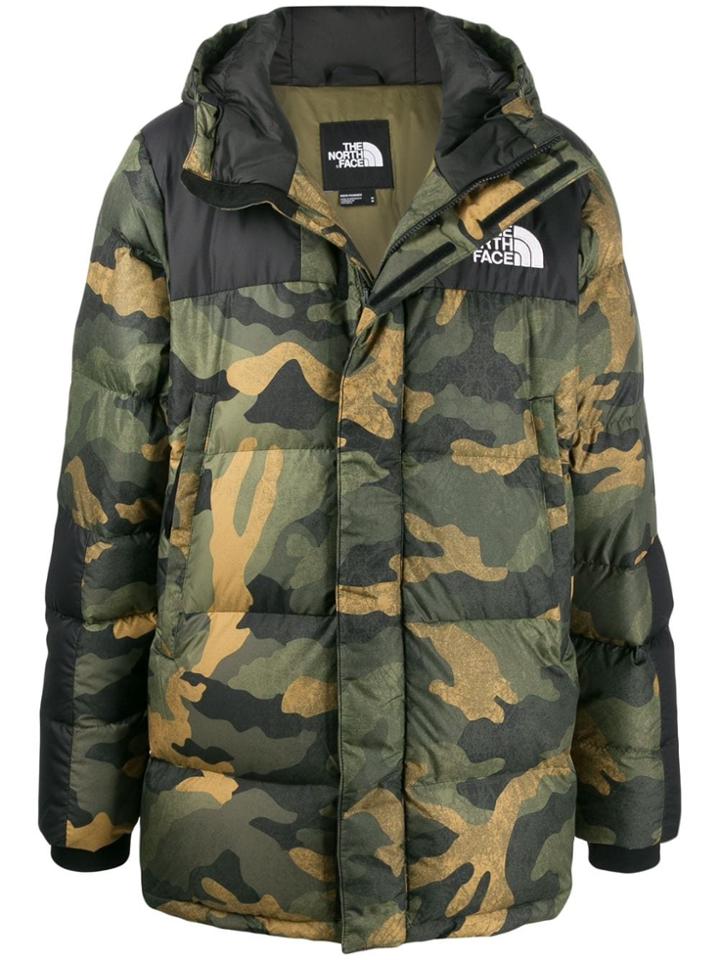 The North Face Camouflage Feather Down Jacket - Grey
