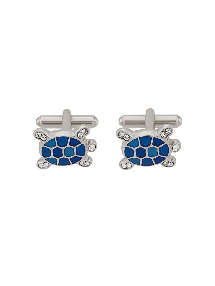 Fefè Turtle Cufflinks - Blue