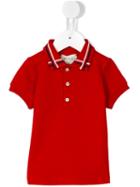 Gucci Kids Check Collar Polo Shirt, Toddler Boy's, Size: 12-18 Mth, Red