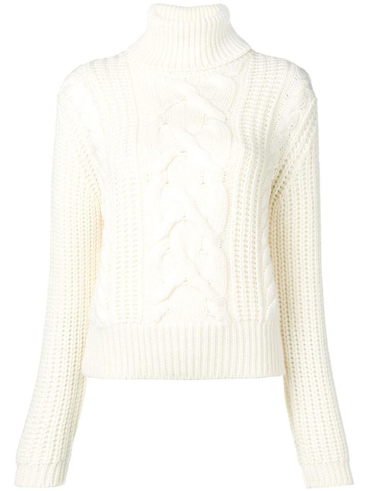 Jacob Cohen Patterned Loose Sweater - White