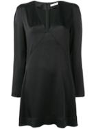Givenchy Empire Line V-neck Dress - Black