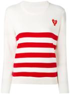 Peter Jensen - Striped Jumper - Women - Cotton - S, White, Cotton