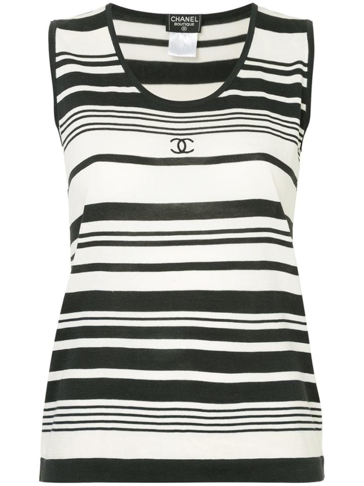 Chanel Vintage Chanel Sleeveless Top - Black