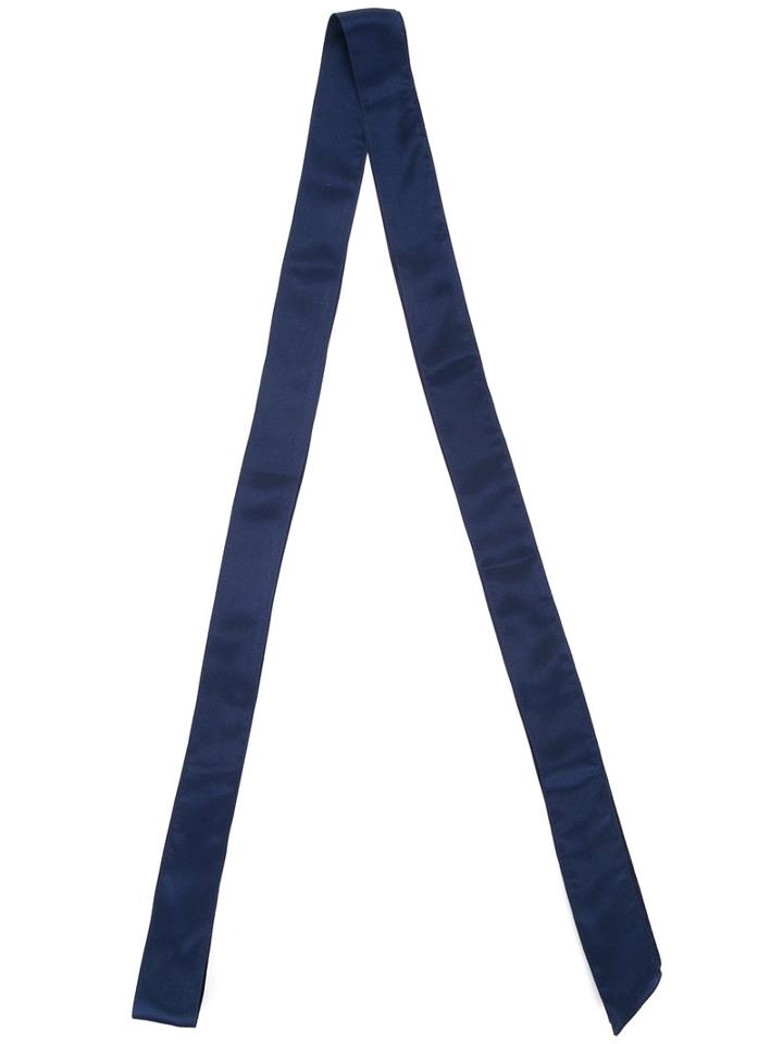 Rokh - Skinny Neck Scarf - Women - Silk - One Size, Blue, Silk