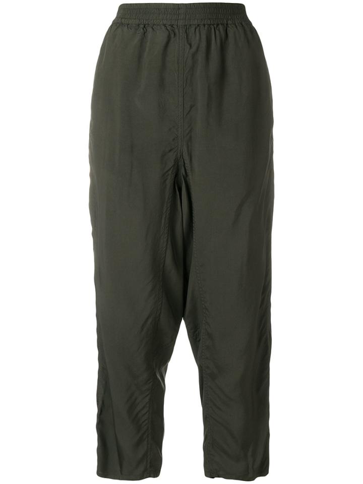 Mm6 Maison Margiela Cropped Trousers - Green