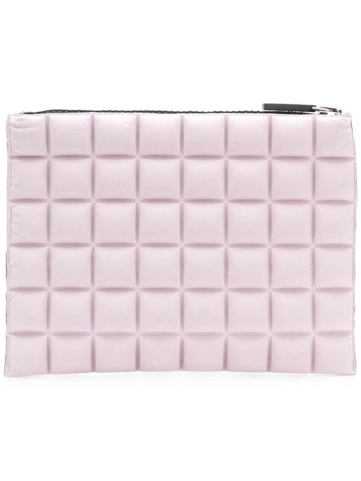 No Ka' Oi Chocolate Bar Quilted Purse - Pink