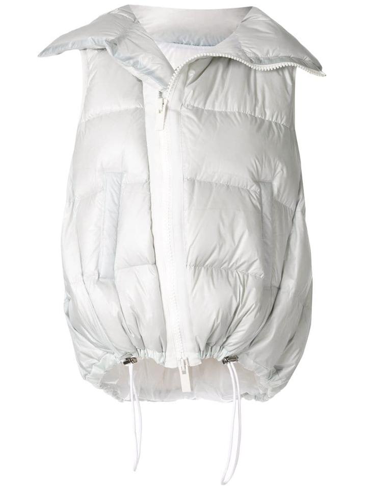 Sacai Padded Zip-up Gilet - White