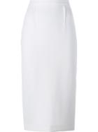 Roland Mouret 'arreton' Pencil Skirt, Women's, Size: 8, White, Wool