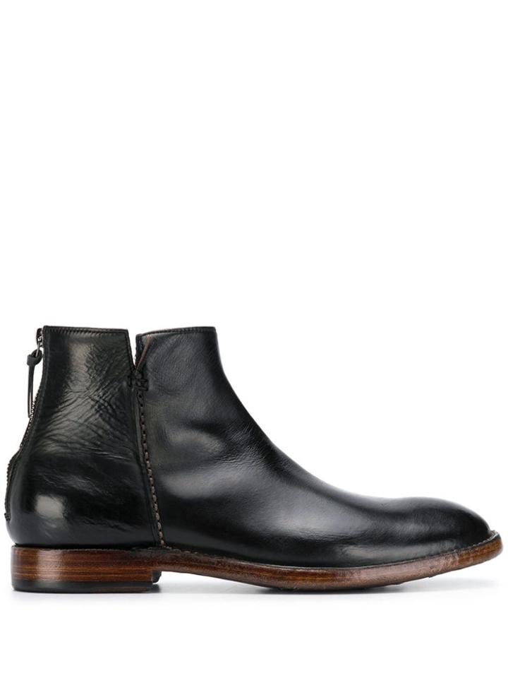 Silvano Sassetti Zipped Boot - Black