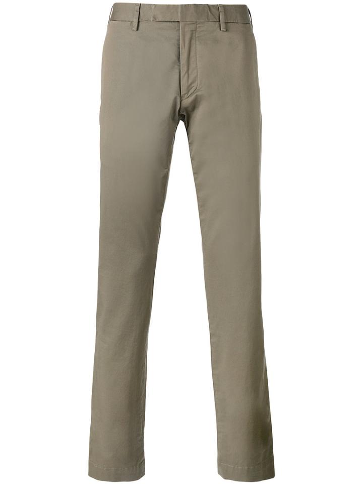 Polo Ralph Lauren - Straight Trousers - Men - Cotton/spandex/elastane - 34, Green, Cotton/spandex/elastane