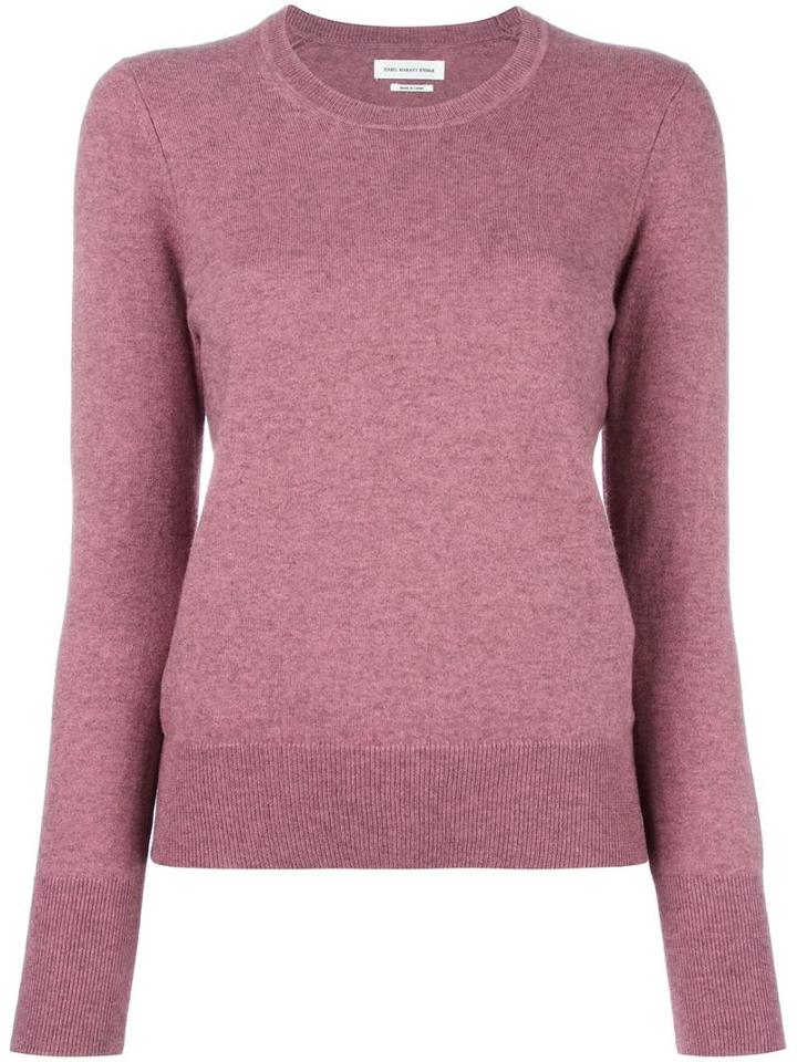 Isabel Marant Étoile 'kelton' Jumper, Women's, Size: 38, Pink/purple, Cotton/wool