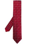Brioni Patterned Tie - Red