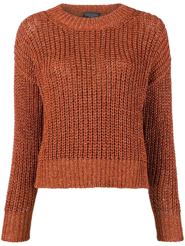 Roberto Collina Chunky Knit Jumper - Yellow