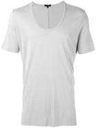 Unconditional - Scoop Neck T-shirt - Men - Rayon - Xs, Grey, Rayon