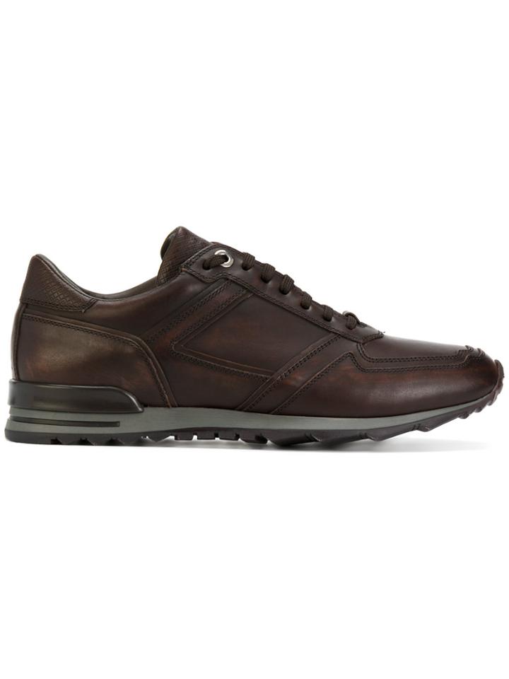 Canali Lace-up Sneakers - Brown