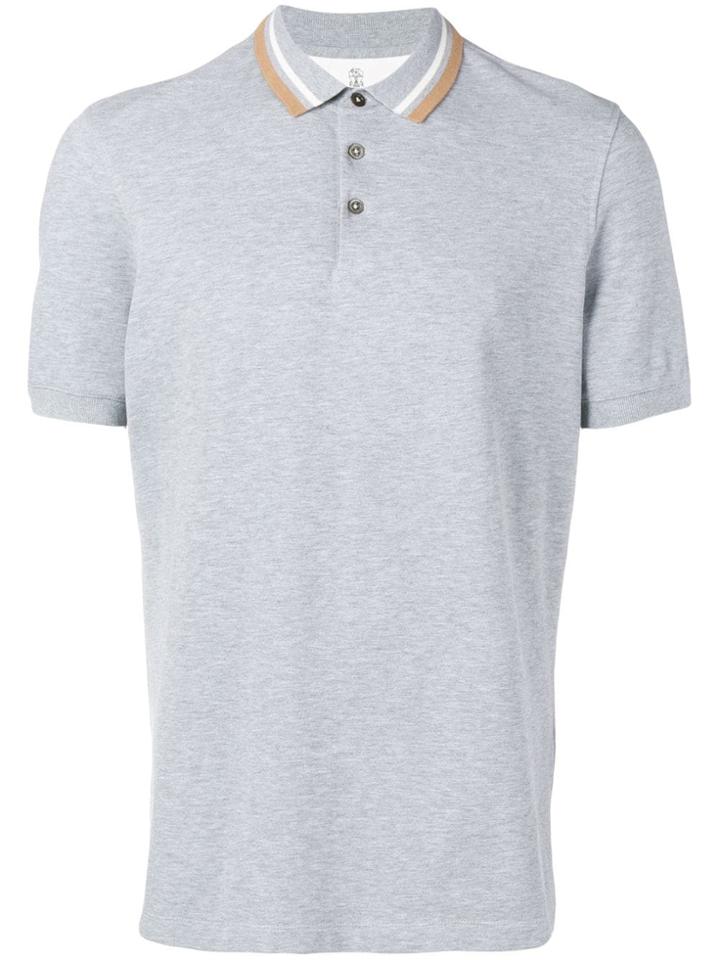 Brunello Cucinelli Classic Polo Shirt - Grey