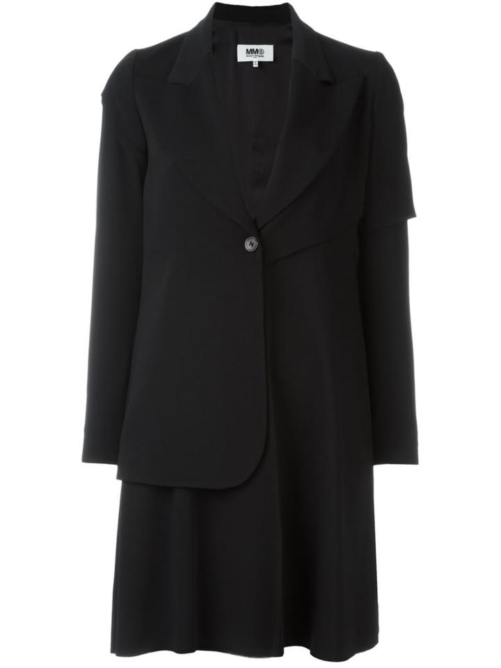 Mm6 Maison Margiela Layered Sleeves Long Blazer